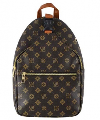 CM Monogram Sling Backpack CM767 BROWN